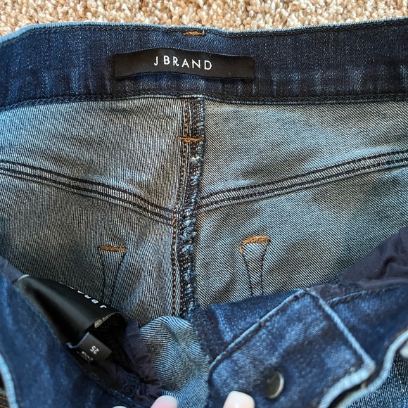 J Brand Maria skinny high rise release hem jeans size 25 - Picture 6 of 12